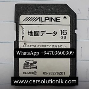ALPINEVIE-X007W-B MAP SD CARD