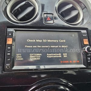 NISSAN MC312D-W MAP SD CARD