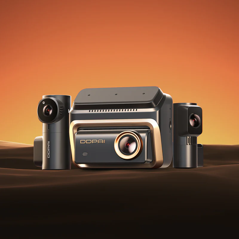 DDPAI Z90 MASTER THREE CHANNEL DASH CAMERA